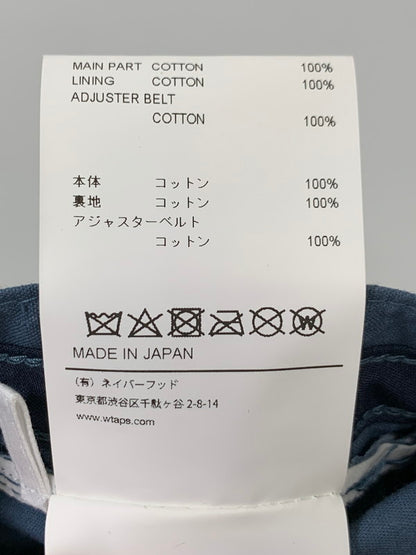 【中古品】【メンズ/レディース】 WTAPS ダブルタップス 25SS COLLECTION CAP 251HCDT-HT08 コレクション キャップ 帽子 コットン ミリタリー風 185-260303-em-21-min サイズ：O カラー：ネイビー 万代Net店