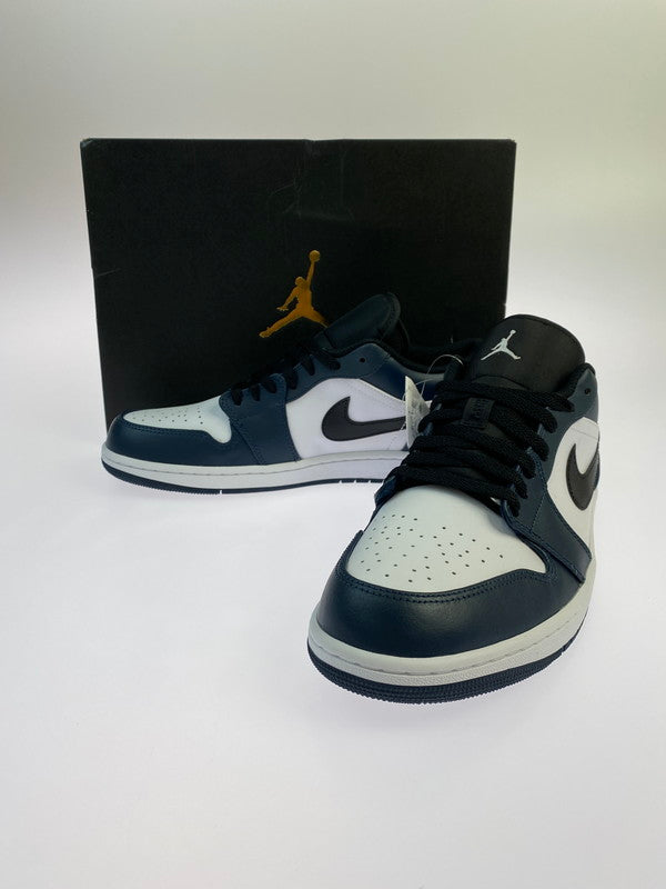 【中古美品】【メンズ】 NIKE ナイキ AIR JORDAN 1 LOW DARK TEAL 553558-411 エアジョーダン1 ロー ダークティール メンズ シューズ 靴 スニーカー 160-260227-em-63-min サイズ：29.0cm カラー：ブルー系 万代Net店