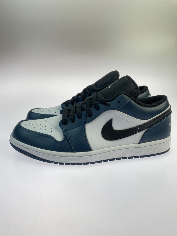 【中古美品】【メンズ】 NIKE ナイキ AIR JORDAN 1 LOW DARK TEAL 553558-411 エアジョーダン1 ロー ダークティール メンズ シューズ 靴 スニーカー 160-260227-em-63-min サイズ：29.0cm カラー：ブルー系 万代Net店