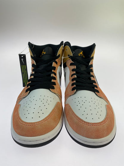 【中古美品】【メンズ】 NIKE ナイキ AIR JORDAN 1 MID FLIGHT CLUB DX4332-800 エアジョーダン1 ミッド フライトクラブ メンズ シューズ 靴 スニーカー 160-260227-em-64-min サイズ：29.0cm カラー：ホワイト/ピンク/オレンジ 万代Net店