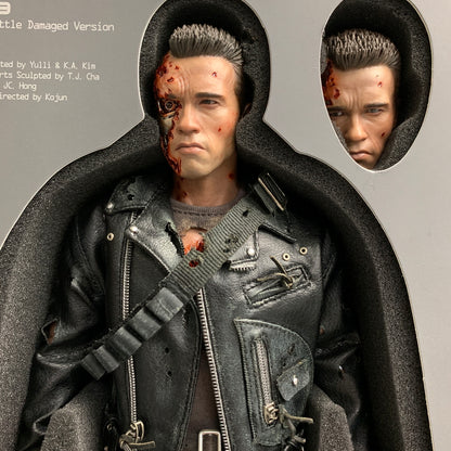 【中古品】 T-800 バトルダメージ版 「ターミネーター2」 ムービー・マスターピースDX 1/6スケールフィギュア フィギュア アメコミ 055-260522-em-12-min 万代Net店