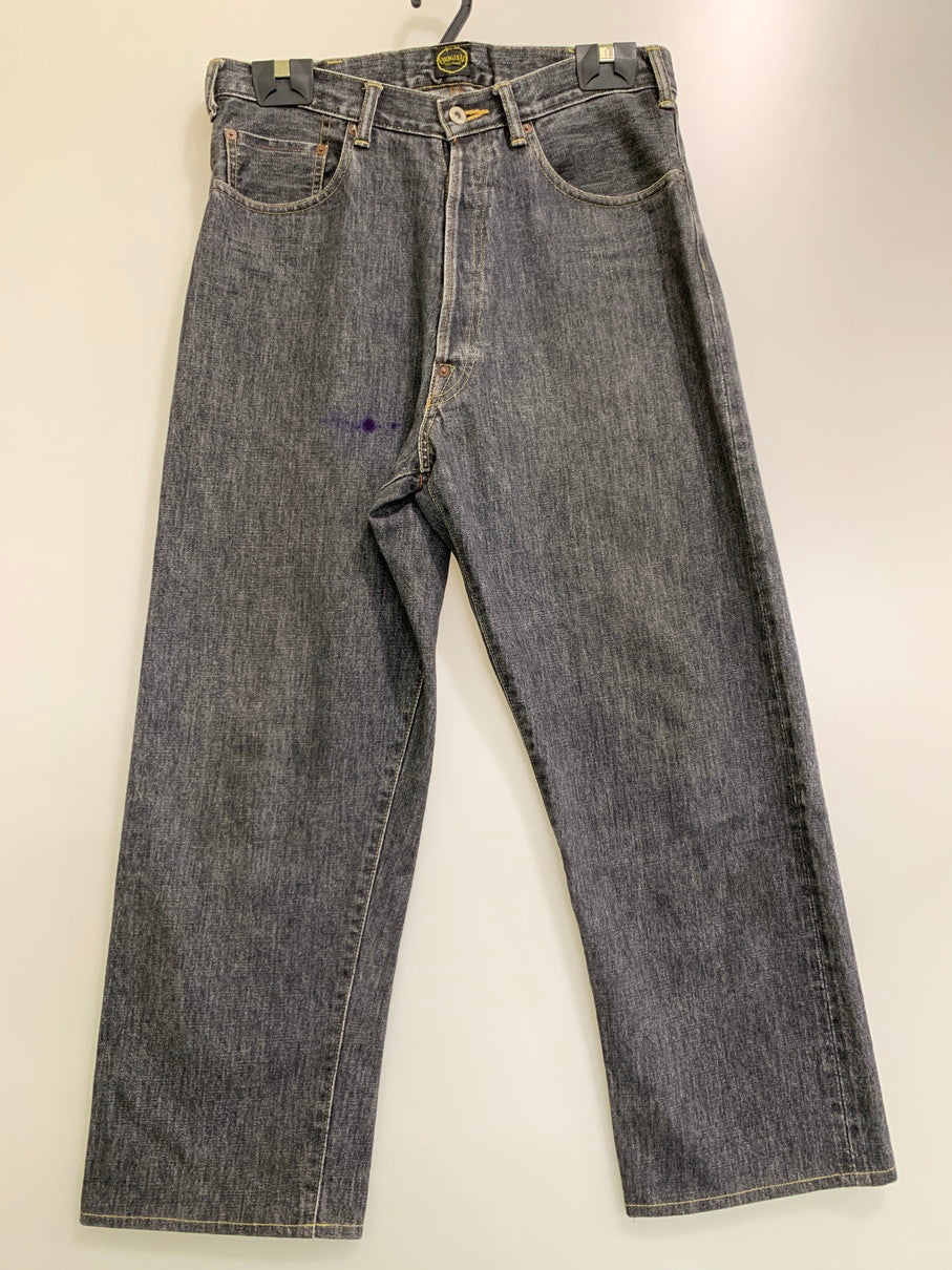 【中古品】【メンズ】 TENDERLOIN テンダーロイン DENIM PANTS XXX デニムパンツ メンズ ボトムス ジーンズ ジーパン 153-260311-em-03-min サイズ：W32 カラー：インディゴブラック 万代Net店