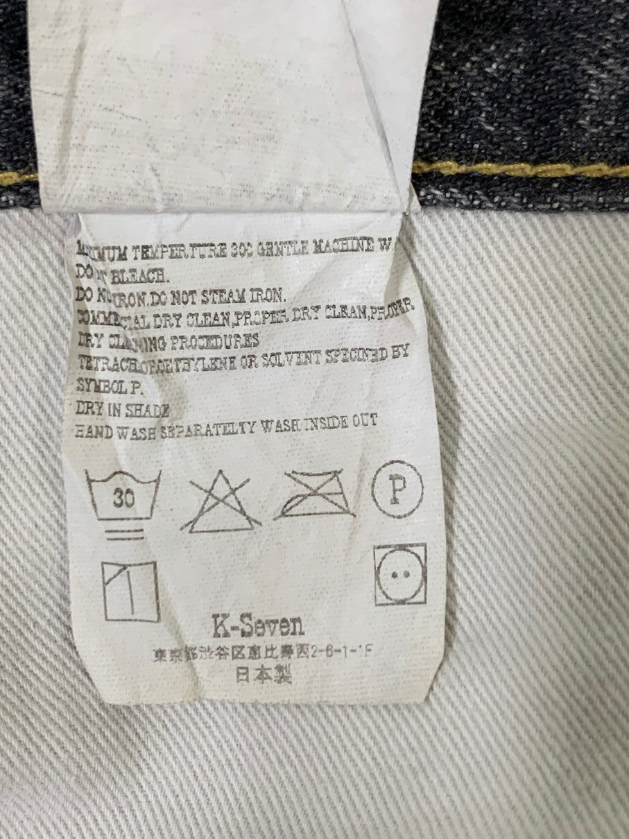 【中古品】【メンズ】 TENDERLOIN テンダーロイン DENIM PANTS XXX デニムパンツ メンズ ボトムス ジーンズ ジーパン 153-260311-em-03-min サイズ：W32 カラー：インディゴブラック 万代Net店