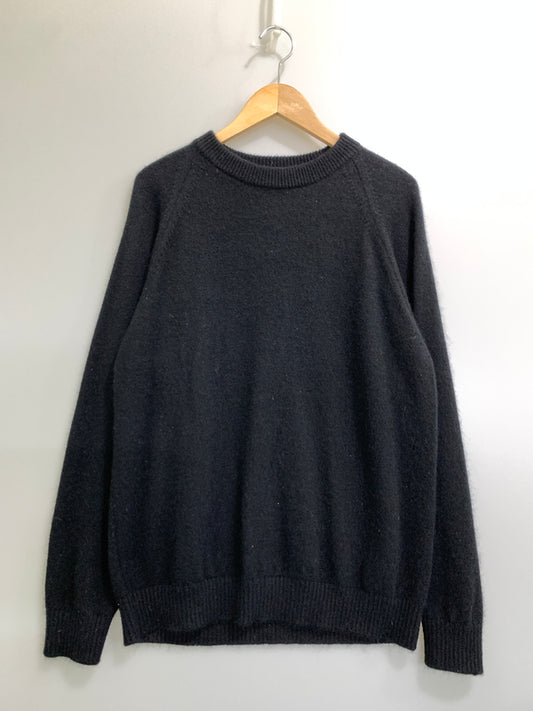 【中古品】【メンズ】 ATON エイトン CREWNECK KNIT 7031402 クルーネック ニット メンズ トップス セーター 140-260731-em-68-min サイズ：04 カラー：ブラック 万代Net店