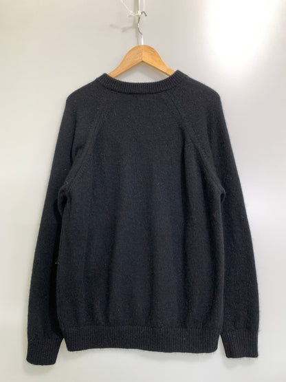 【中古品】【メンズ】 ATON エイトン CREWNECK KNIT 7031402 クルーネック ニット メンズ トップス セーター 140-260731-em-68-min サイズ：04 カラー：ブラック 万代Net店