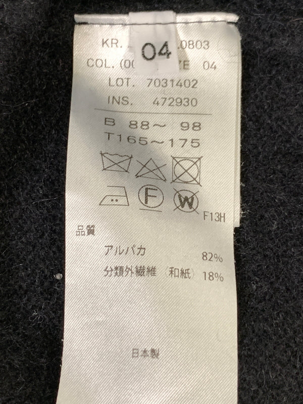 【中古品】【メンズ】 ATON エイトン CREWNECK KNIT 7031402 クルーネック ニット メンズ トップス セーター 140-260731-em-68-min サイズ：04 カラー：ブラック 万代Net店