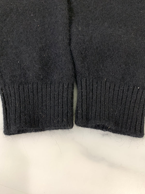 【中古品】【メンズ】 ATON エイトン CREWNECK KNIT 7031402 クルーネック ニット メンズ トップス セーター 140-260731-em-68-min サイズ：04 カラー：ブラック 万代Net店