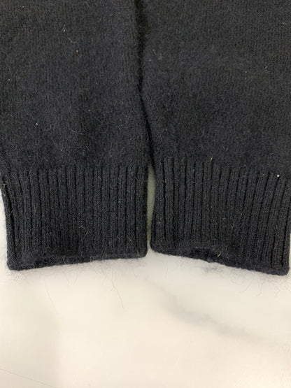 【中古品】【メンズ】 ATON エイトン CREWNECK KNIT 7031402 クルーネック ニット メンズ トップス セーター 140-260731-em-68-min サイズ：04 カラー：ブラック 万代Net店