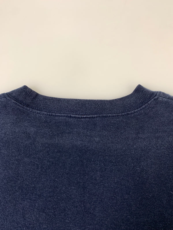 【中古品】【メンズ】 NIKE ナイキ 90S RAINBOW NIKE SS TEE 1990年代 レインボー ナイキ ショートスリーブティー メンズ トップス 半袖Tシャツ 146-260908-KS-22-min カラー：ネイビー 万代Net店