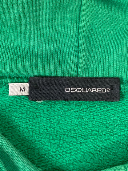 【中古品】【メンズ】 DSQUARED2 ディースクエアード LOGO HOODIE ロゴフーディー パーカー トップス 141-260228-SH-07-min サイズ：M カラー：グリーン 万代Net店
