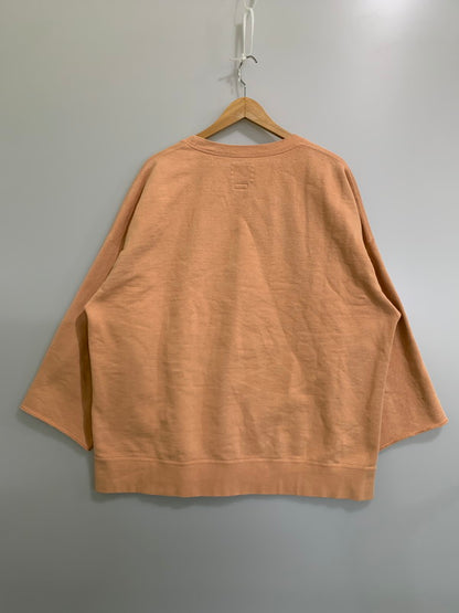 【中古品】【メンズ】 VISVIM ビズビム 25SS JUMBO SB SWEAT LS CRASH 0124105010015 ジャンボエスビー スウェット ロングスリーブ クラッシュ トップス 142-260302-SH-08-min サイズ：5 カラー：ベージュ系 万代Net店
