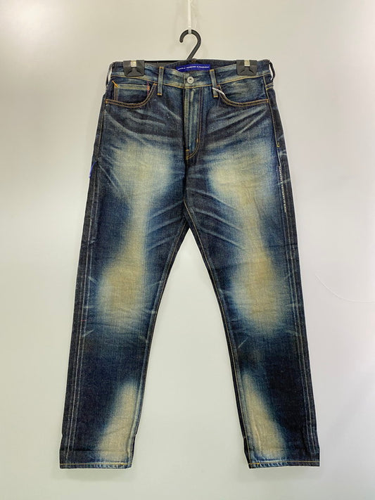 【中古品】【メンズ】 DENIM BY VANQUISH ヴァンキッシュ & FRAGMENT フラッグメント STRAIGHT DENIM PANT ストレート デニムパンツ メンズ ボトムス ジーンズ 151-260227-em-35-min サイズ：32 カラー：インディゴブルー 万代Net店