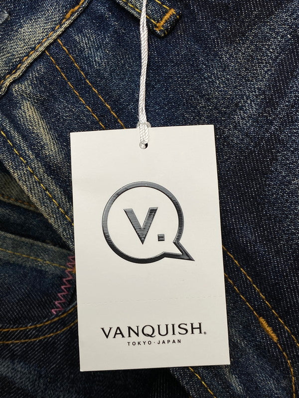 【中古品】【メンズ】 DENIM BY VANQUISH ヴァンキッシュ & FRAGMENT フラッグメント STRAIGHT DENIM PANT ストレート デニムパンツ メンズ ボトムス ジーンズ 151-260227-em-35-min サイズ：32 カラー：インディゴブルー 万代Net店