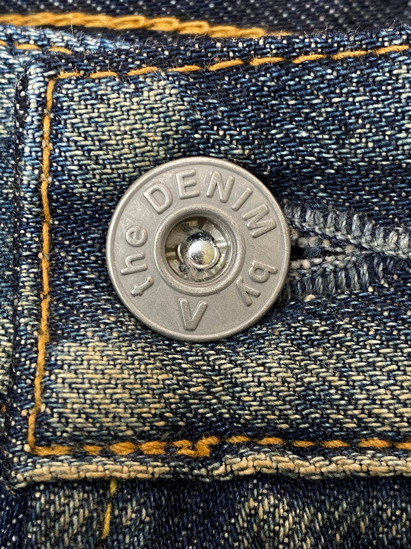 【中古品】【メンズ】 DENIM BY VANQUISH ヴァンキッシュ & FRAGMENT フラッグメント STRAIGHT DENIM PANT ストレート デニムパンツ メンズ ボトムス ジーンズ 151-260227-em-35-min サイズ：32 カラー：インディゴブルー 万代Net店