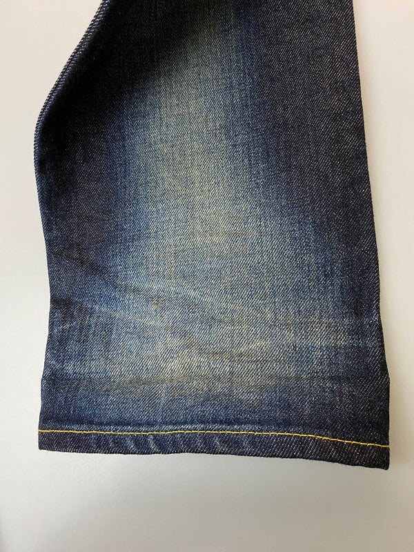 【中古品】【メンズ】 DENIM BY VANQUISH ヴァンキッシュ & FRAGMENT フラッグメント STRAIGHT DENIM PANT ストレート デニムパンツ メンズ ボトムス ジーンズ 151-260227-em-35-min サイズ：32 カラー：インディゴブルー 万代Net店