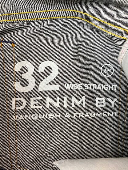 【中古品】【メンズ】 DENIM BY VANQUISH ヴァンキッシュ & FRAGMENT フラッグメント STRAIGHT DENIM PANT ストレート デニムパンツ メンズ ボトムス ジーンズ 151-260227-em-35-min サイズ：32 カラー：インディゴブルー 万代Net店