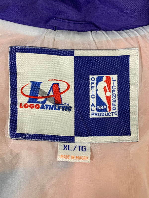 【中古品】【メンズ】 NBA 90S PHOENIX SSUNS NYLON ZIP JACKET ナイロンジップジャケット ライトアウター 146-260305-As-32-min サイズ：XL カラー：パープル/オレンジ/ホワイト 万代Net店