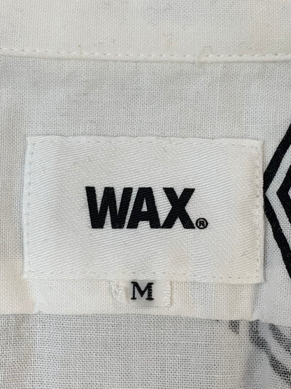 【中古品】【メンズ】 WAX ワックス CUBE OPEN SHIRTS キューブ オープン シャツ WX-0369 142-260630-hu-12-min サイズ：M カラー：ホワイト 万代Net店