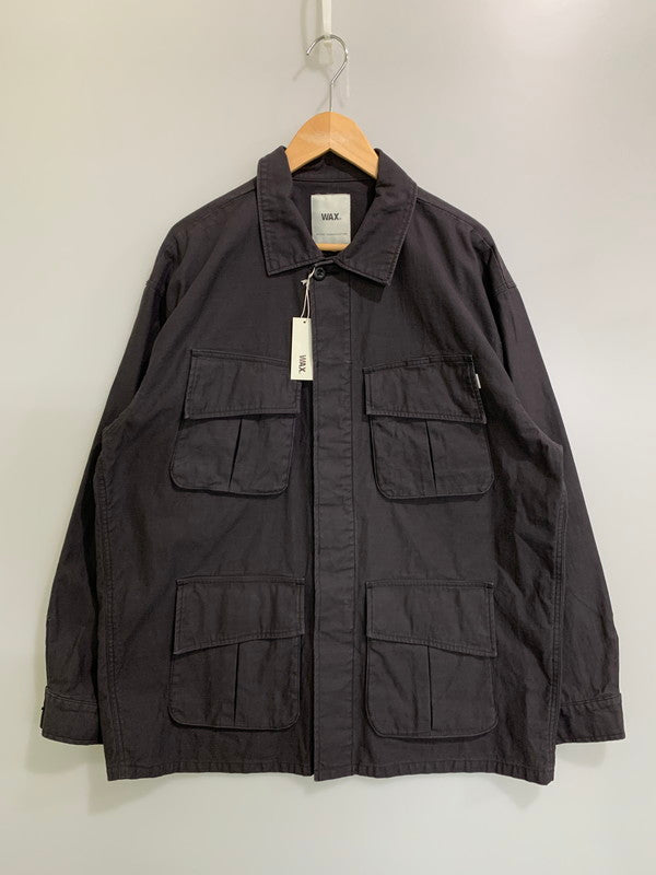 【中古品】【メンズ】 WAX ワックス FATIGUE JACKET WX-0413 ファティーグジャケット アウター 142-260312-SH-11-min サイズ：M カラー：チャコールグレー 万代Net店