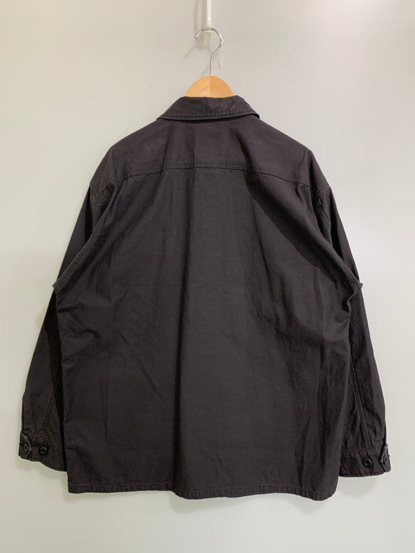 【中古品】【メンズ】 WAX ワックス FATIGUE JACKET WX-0413 ファティーグジャケット アウター 142-260312-SH-11-min サイズ：M カラー：チャコールグレー 万代Net店