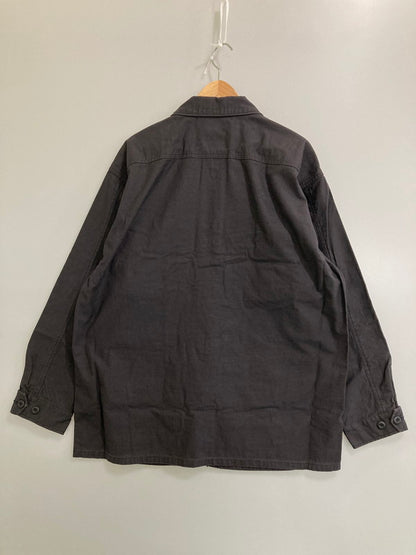【中古品】【メンズ】 WAX ワックス FATIGUE JACKET WX-0413 ファティーグジャケット メンズ ライト アウター 142-260311-em-53-min サイズ：L カラー：ダークグレー 万代Net店