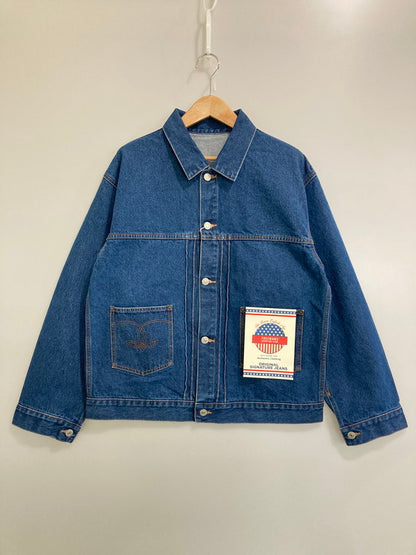 【中古品】【メンズ】 FREEMANS SPORTING CLUB フリーマンズ スポーティング クラブ LONGRIDGE JEAN JACKET FY243JKA01 ロングリッジ ジーン ジャケット メンズ アウター デニム 147-260311-em-52-min サイズ：L カラー：インディゴブルー 万代Net店