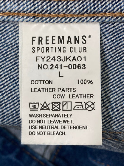 【中古品】【メンズ】 FREEMANS SPORTING CLUB フリーマンズ スポーティング クラブ LONGRIDGE JEAN JACKET FY243JKA01 ロングリッジ ジーン ジャケット メンズ アウター デニム 147-260311-em-52-min サイズ：L カラー：インディゴブルー 万代Net店