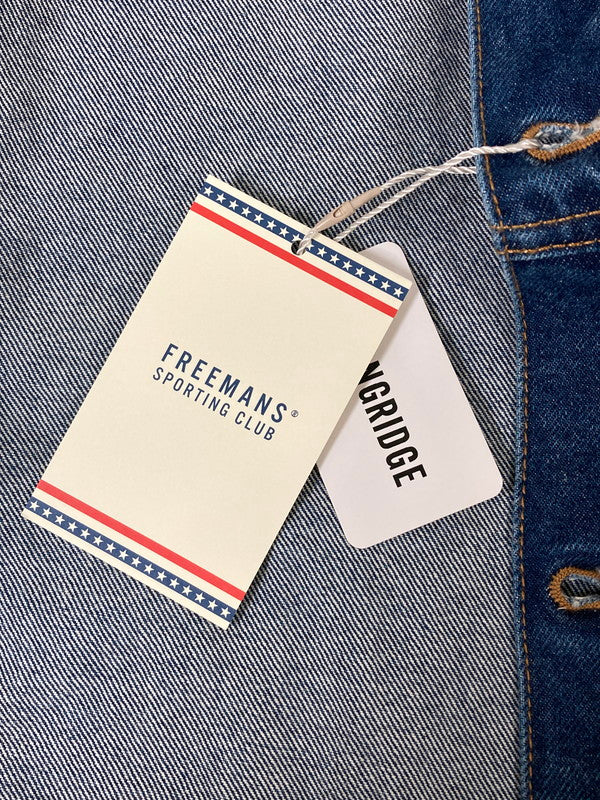 【中古品】【メンズ】 FREEMANS SPORTING CLUB フリーマンズ スポーティング クラブ LONGRIDGE JEAN JACKET FY243JKA01 ロングリッジ ジーン ジャケット メンズ アウター デニム 147-260311-em-52-min サイズ：L カラー：インディゴブルー 万代Net店