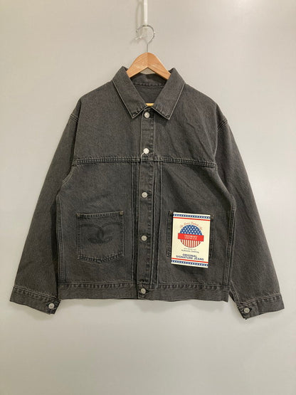【中古品】【メンズ】 FREEMANS SPORTING CLUB フリーマンズ スポーティング クラブ LONGRIDGE JEAN JACKET FY243JKA02 ロングリッジ ジーン ジャケット メンズ アウター Gジャン 147-260311-em-51-min サイズ：L カラー：インディゴブラック 万代Net店
