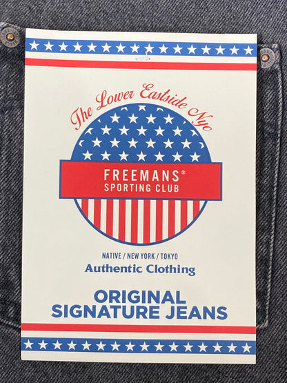 【中古品】【メンズ】 FREEMANS SPORTING CLUB フリーマンズ スポーティング クラブ LONGRIDGE JEAN JACKET FY243JKA02 ロングリッジ ジーン ジャケット メンズ アウター Gジャン 147-260311-em-51-min サイズ：L カラー：インディゴブラック 万代Net店