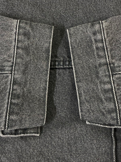 【中古品】【メンズ】 FREEMANS SPORTING CLUB フリーマンズ スポーティング クラブ LONGRIDGE JEAN JACKET FY243JKA02 ロングリッジ ジーン ジャケット メンズ アウター Gジャン 147-260311-em-51-min サイズ：L カラー：インディゴブラック 万代Net店