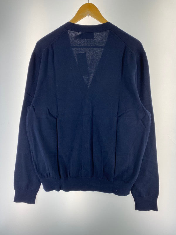 【中古品】【メンズ】 POLO RALPH LAUREN ポロ・ラルフローレン V NECK CARDIGAN Vネック カーディガン メンズ トップス 長袖 147-260311-em-39-min サイズ：L カラー：ネイビー 万代Net店