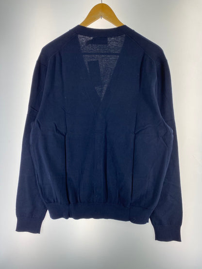 【中古品】【メンズ】 POLO RALPH LAUREN ポロ・ラルフローレン V NECK CARDIGAN Vネック カーディガン メンズ トップス 長袖 147-260311-em-39-min サイズ：L カラー：ネイビー 万代Net店