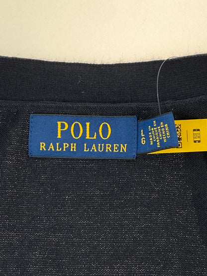 【中古品】【メンズ】 POLO RALPH LAUREN ポロ・ラルフローレン V NECK CARDIGAN Vネック カーディガン メンズ トップス 長袖 147-260311-em-39-min サイズ：L カラー：ネイビー 万代Net店