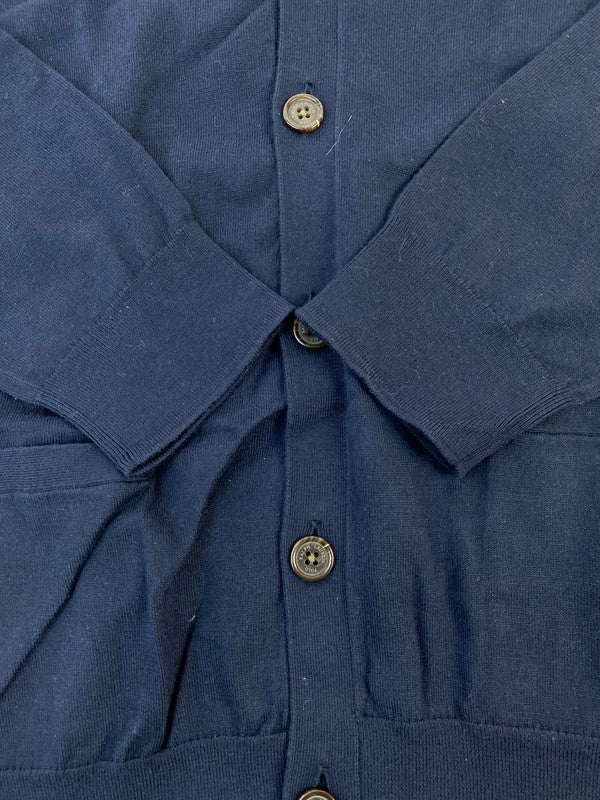 【中古品】【メンズ】 POLO RALPH LAUREN ポロ・ラルフローレン V NECK CARDIGAN Vネック カーディガン メンズ トップス 長袖 147-260311-em-38-min サイズ：XL カラー：ネイビー 万代Net店