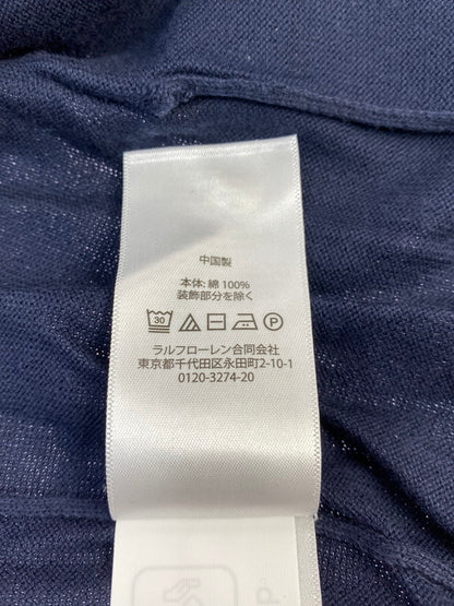 【中古品】【メンズ】 POLO RALPH LAUREN ポロ・ラルフローレン V NECK CARDIGAN Vネック カーディガン メンズ トップス 長袖 147-260311-em-38-min サイズ：XL カラー：ネイビー 万代Net店
