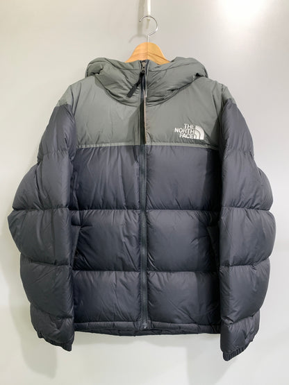 【中古美品】【メンズ】 THE NORTH FACE ザ・ノースフェイス NUPTSE HOODIE ND92331 ヌプシ フーディー ジャケット メンズ アウター 144-260901-em-02-min サイズ：L カラー：ヒューズボックスグレー/アスファルトグレー 万代Net店