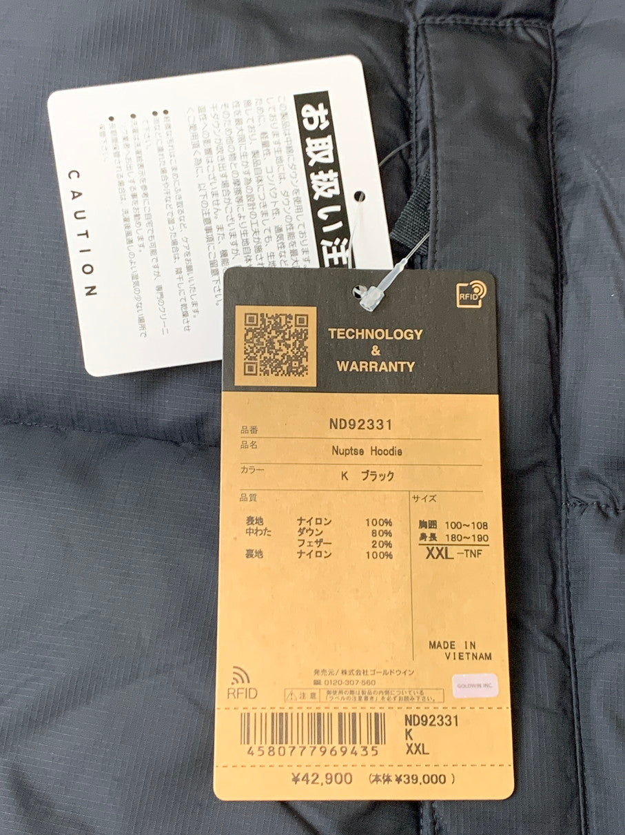 【中古品】【メンズ】 THE NORTH FACE ザ・ノースフェイス NUPTSE HOODIE ND92331 ヌプシ フーディ メンズ アウター パーカー 144-260311-em-12-min サイズ：XXL カラー：ブラック 万代Net店