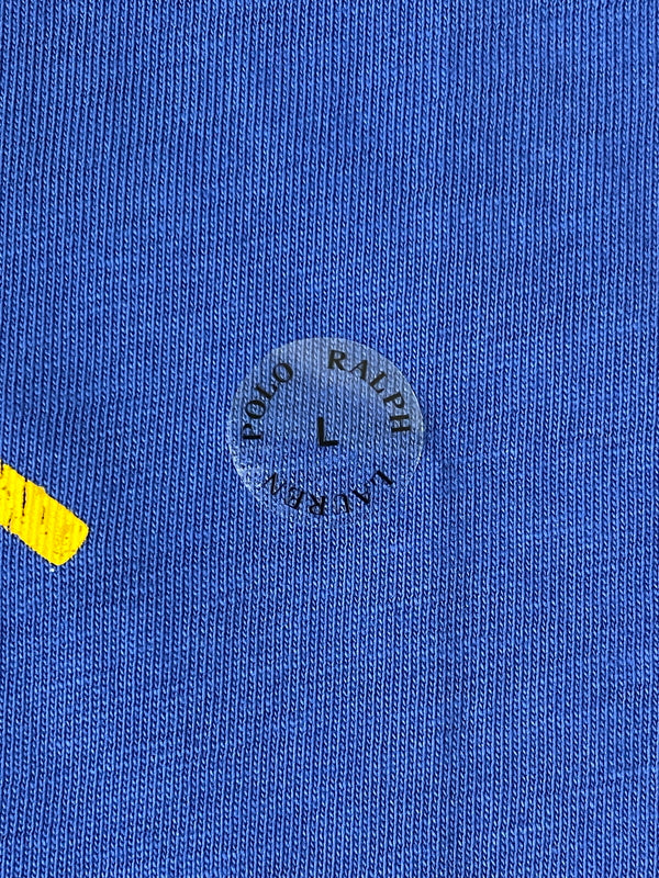 【中古品】【メンズ】 POLO RALPH LAUREN ポロ・ラルフローレン PRINT SS TEE プリント 半袖Tシャツ メンズ トップス ショートスリーブ 147-260720-em-33-min サイズ：Ｌ カラー：ブルー 万代Net店