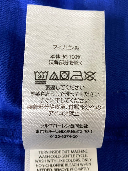 【中古品】【メンズ】 POLO RALPH LAUREN ポロ・ラルフローレン PRINT SS TEE プリント 半袖Tシャツ メンズ トップス ショートスリーブ 147-260720-em-33-min サイズ：Ｌ カラー：ブルー 万代Net店