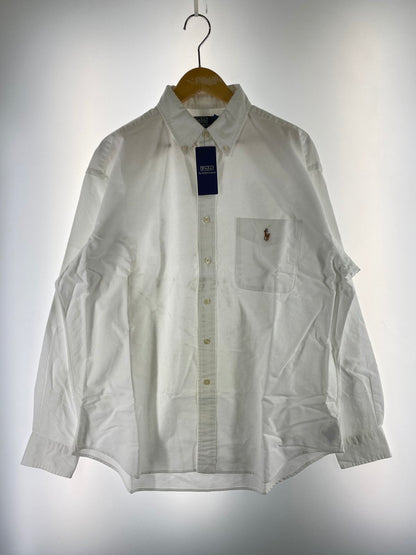 【中古品】【メンズ】 POLO RALPH LAUREN ポロ・ラルフローレン BD SHIRT ボタンダウンシャツ メンズ トップス 長袖 147-260311-em-42-min サイズ：M カラー：ホワイト 万代Net店