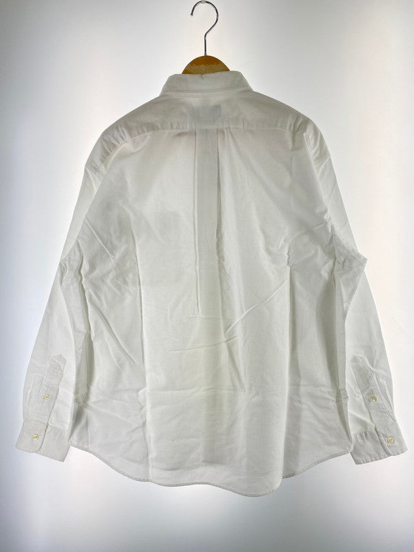 【中古品】【メンズ】 POLO RALPH LAUREN ポロ・ラルフローレン BD SHIRT ボタンダウンシャツ メンズ トップス 長袖 147-260311-em-42-min サイズ：M カラー：ホワイト 万代Net店