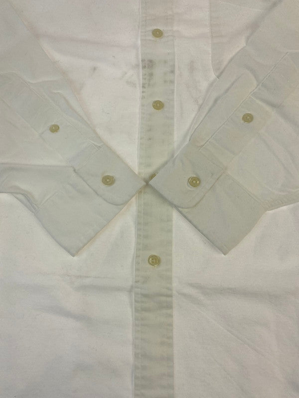 【中古品】【メンズ】 POLO RALPH LAUREN ポロ・ラルフローレン BD SHIRT ボタンダウンシャツ メンズ トップス 長袖 147-260311-em-42-min サイズ：M カラー：ホワイト 万代Net店