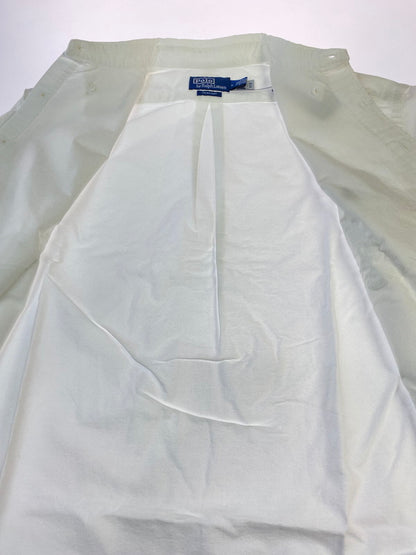【中古品】【メンズ】 POLO RALPH LAUREN ポロ・ラルフローレン BD SHIRT ボタンダウンシャツ メンズ トップス 長袖 147-260311-em-42-min サイズ：M カラー：ホワイト 万代Net店