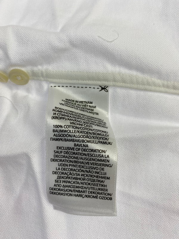 【中古品】【メンズ】 POLO RALPH LAUREN ポロ・ラルフローレン BD SHIRT ボタンダウンシャツ メンズ トップス 長袖 147-260311-em-42-min サイズ：M カラー：ホワイト 万代Net店