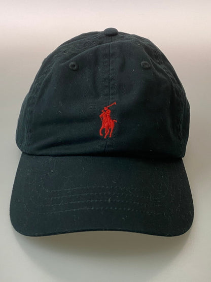 【中古美品】【メンズ】 POLO RALPH LAUREN ポロ・ラルフローレン LOGO CAP キャップ 帽子 185-260305-AS-45-min カラー：ブラック 万代Net店
