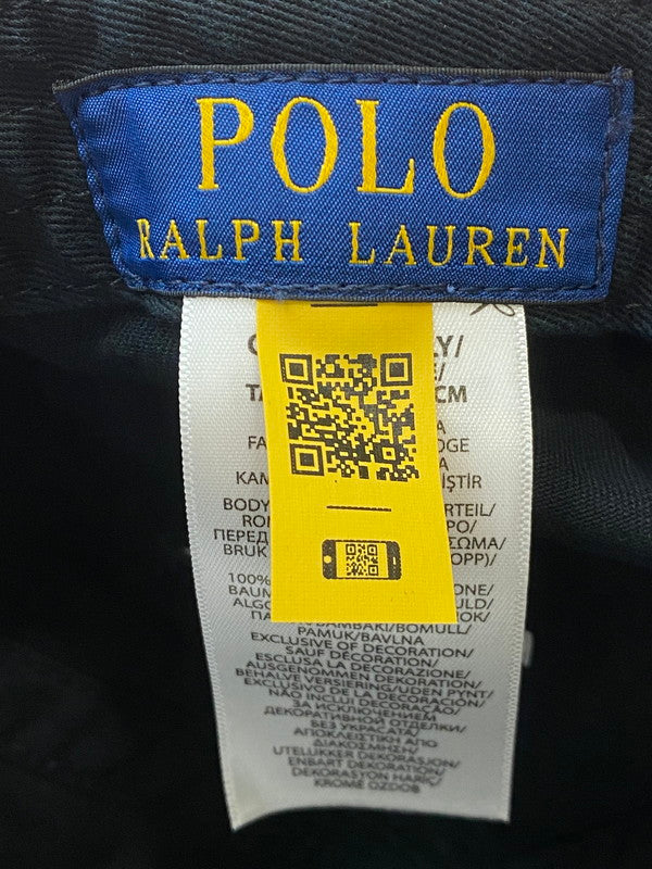 【中古美品】【メンズ】 POLO RALPH LAUREN ポロ・ラルフローレン LOGO CAP キャップ 帽子 185-260305-AS-45-min カラー：ブラック 万代Net店