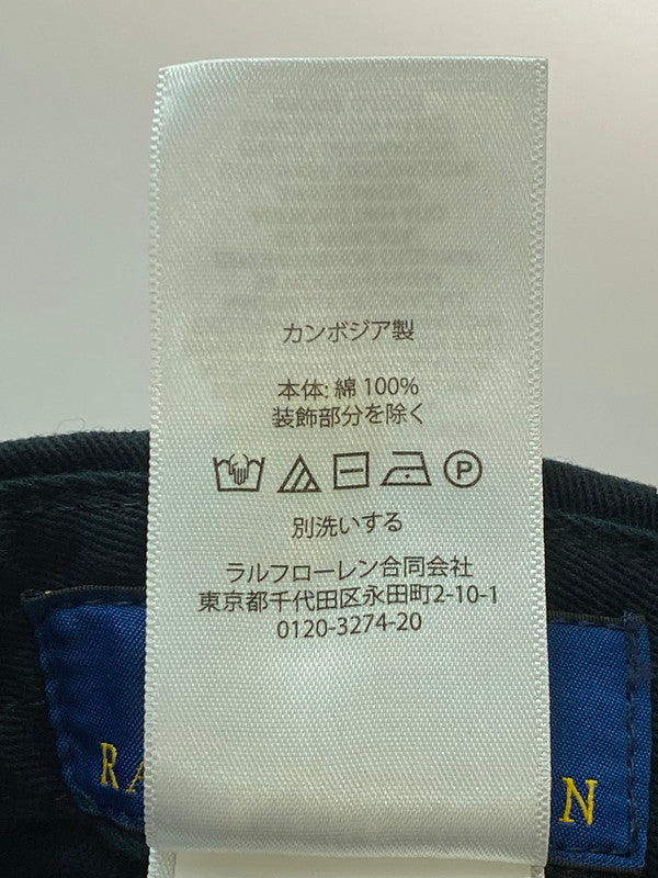 【中古美品】【メンズ】 POLO RALPH LAUREN ポロ・ラルフローレン LOGO CAP キャップ 帽子 185-260305-AS-45-min カラー：ブラック 万代Net店