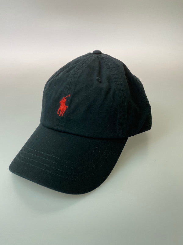 【中古美品】【メンズ】 POLO RALPH LAUREN ポロ・ラルフローレン LOGO CAP キャップ 帽子 185-260305-AS-43-min カラー：ブラック 万代Net店