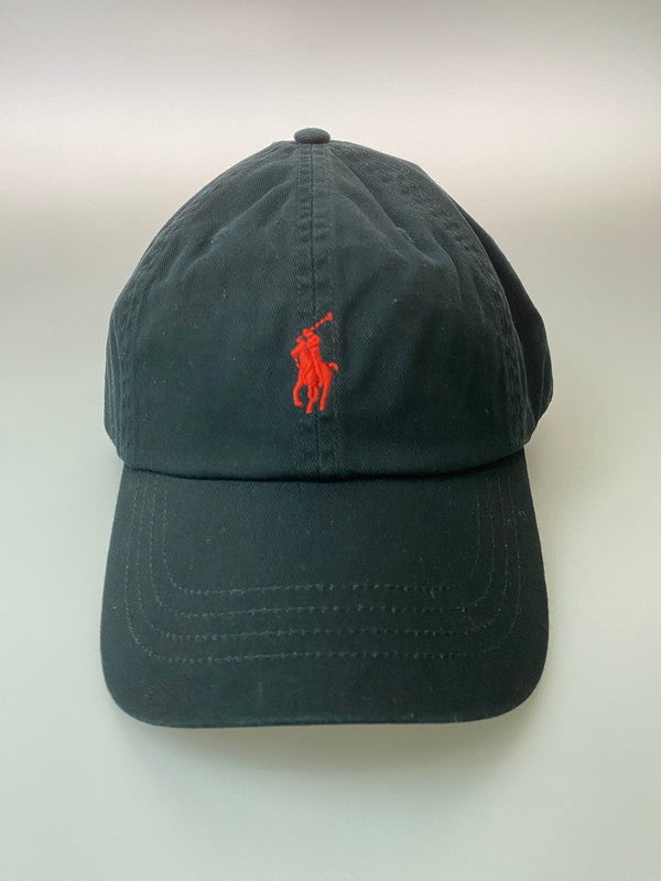 【中古美品】【メンズ】 POLO RALPH LAUREN ポロ・ラルフローレン LOGO CAP キャップ 帽子 185-260305-AS-43-min カラー：ブラック 万代Net店